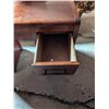 Image 3 : Wood Stand w/ Round Mirror and Drawers (27"x16"x59")