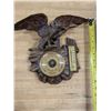 Image 4 : Vintage wood Carved Eagle designed Barometer