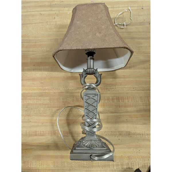 Vintage Lamp w/ Unique Base (not Tested) 18"