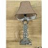 Image 1 : Vintage Lamp w/ Unique Base (not Tested) 18"