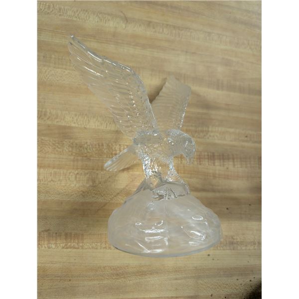 Crystal Eagle Decor w/ Base 8"