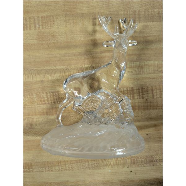 Crystal Elk Decor w/ Base 7"