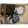 Image 4 : Lot of Misc. Door Knobs, Lights, hanging Chained Ceiling light, and etc.