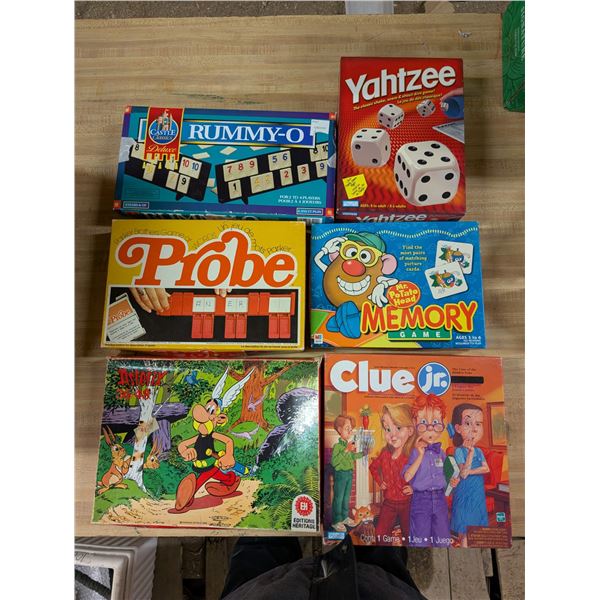 Box of misc. Older Games and etc. (Board type Games)