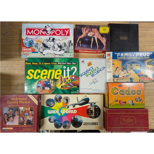 Lot of Misc. Board Games, Puzzle, card games, and etc.