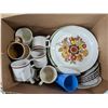 Image 3 : Box full of Misc. Vintage Dishware as Shown