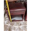 Image 4 : (2) End Table Night stands w/ Drawers And Open Cubby Space (19"x17"x17")