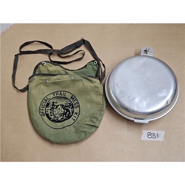 Vintage Boy Scouts Official Trail Mess Kit