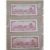 Image 2 : (3) 1954 Canadian Two Dollar Bills