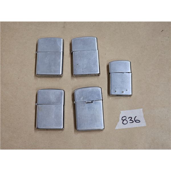 (5) Zippo Style Lighters