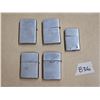 Image 2 : (5) Zippo Style Lighters
