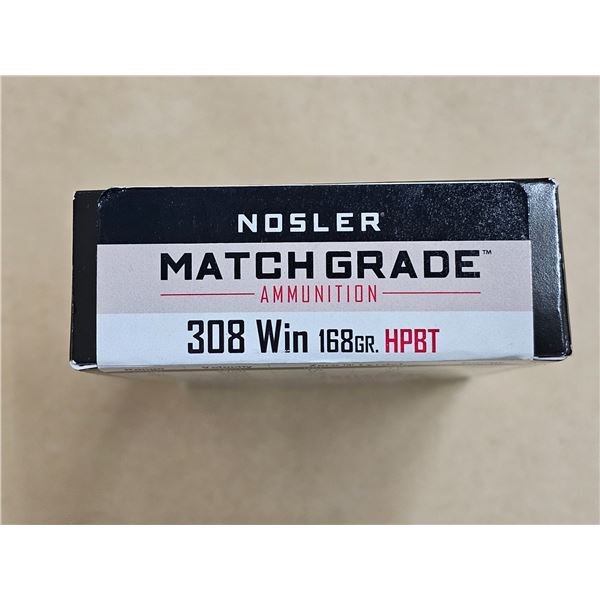 Full Box of 308 Nosler Shells