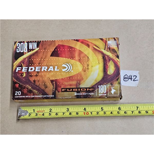 Full Box of 308 Federal Fusion Shells