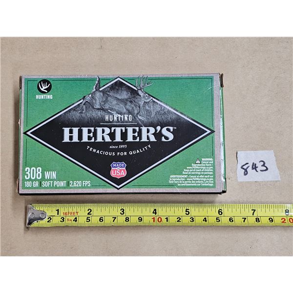 Full Box of 308 Herter’s Shells