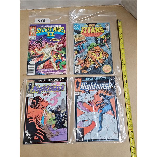 (4) Vintage Marvel & DC Comics