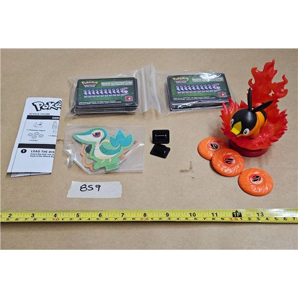 Pokemon Disk Shooter w/ Targets, Unused Pokemon TCG Cards (Cannot Confirm)