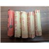 Image 1 : (5) Rolls of Vintage Canadian Pennies (Not All Dates Known)