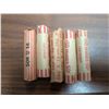 Image 1 : (5) Rolls of Vintage Canadian Pennies (Not All Dates Known)