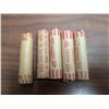 Image 1 : (5) Rolls of Vintage Canadian Pennies (Not All Dates Known)