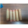Image 1 : (5) Rolls of Vintage Canadian Pennies (Not All Dates Known)