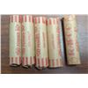 Image 1 : (5) Rolls of Vintage Canadian Pennies (Not All Dates Known)