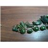 Image 2 : Green/Jade Like Coloured Necklace Piece w/ Multiple Designed Charms w/ case