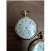 Image 2 : Lot of (3) Pocket Watches (Cover missing, And Not Working) Use for Parts