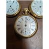Image 3 : Lot of (3) Pocket Watches (Cover missing, And Not Working) Use for Parts