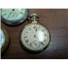 Image 2 : Lot of (3) Pocket Watches  (Not Working) Use for Parts