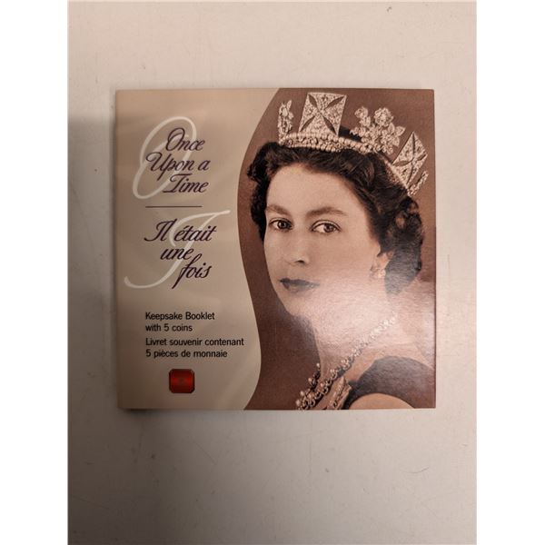 Sealed/Taped "Once Upon A Time" Keepsake Booklet w/ 5 Coins Sealed