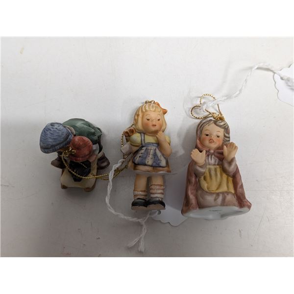 (3) Vintage M.J. Hummel Figurines (Loose Figures, No Original Box)