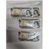 Image 1 : (4) Canadian 1974 Bills All in Sequence Order ECK6900331-334