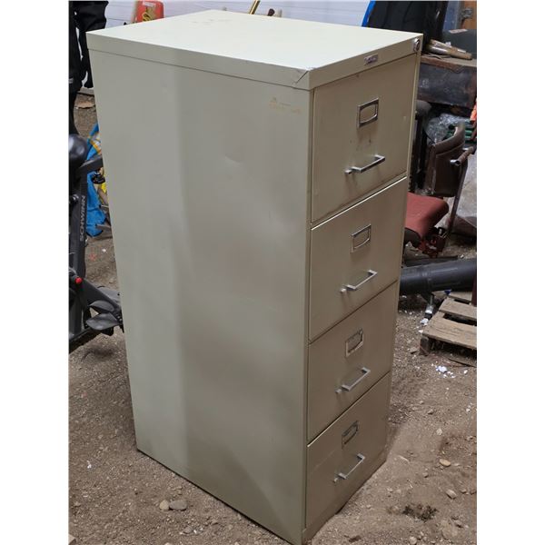 Filing cabinet- 28" by 18" by 52"H