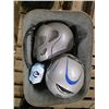 Image 2 : Motorcycle helmets and galvinized tub