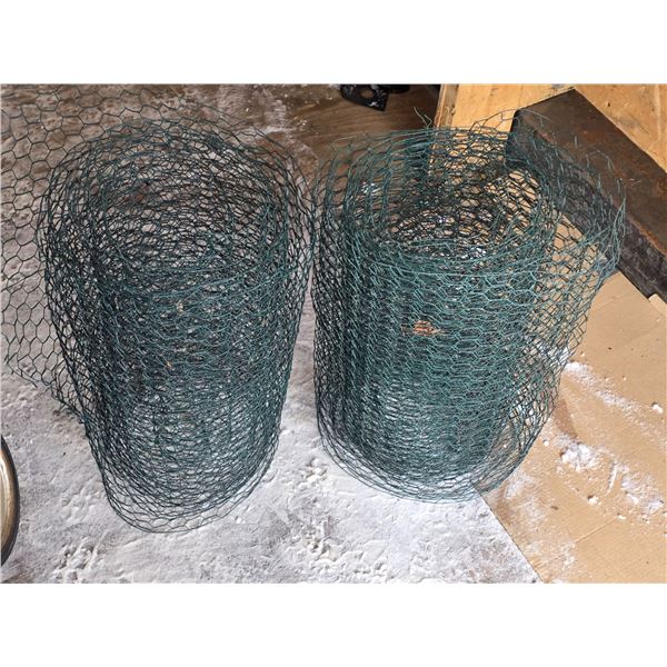 2 rolls of chicken wire