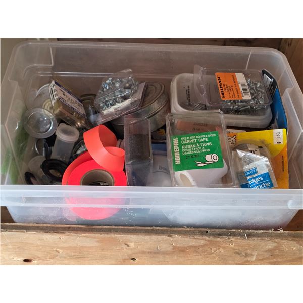 Bin of nails and hardware