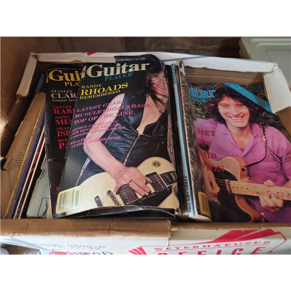 Box of magazines