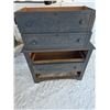 Image 1 : Wood dresser- 17" by 38" by 32"H- drawers are warped