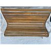 Image 2 : Cast iron and wood bench- 16" by 80" by 30"H