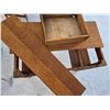 Image 6 : oak library table- 38" by 22" by 30"H