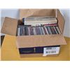 Image 1 : Box of vinyl records and cds