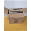 Image 1 : Box of vinyl records