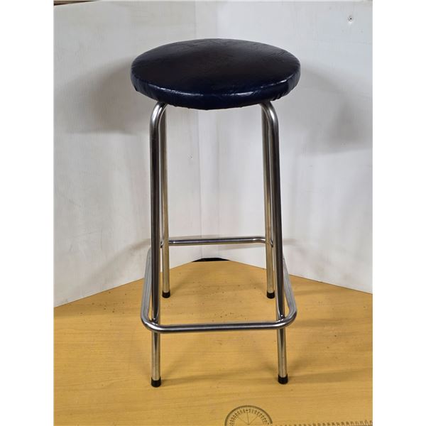 Leather stool- 28"H