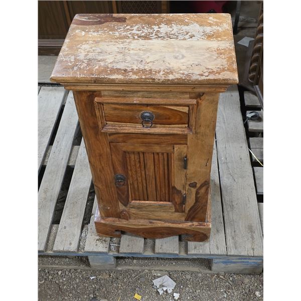 End table- 18" by 12" by 30"H