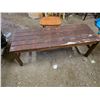 Image 2 : Wood chair and table- 50" by 18" by 17"H