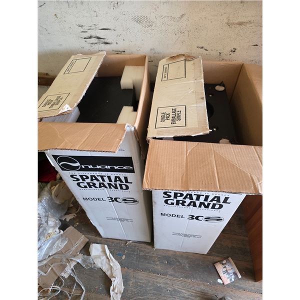 2 large speaker- with original box