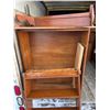 Image 2 : Various wood book shelves and parts