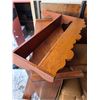 Image 3 : Various wood book shelves and parts