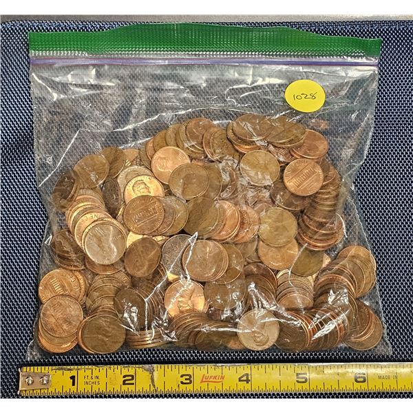 Bag of Assorted Pennies (Mostly US not sorted)