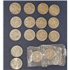 Image 1 : (16) Canada 50 Cent Coins